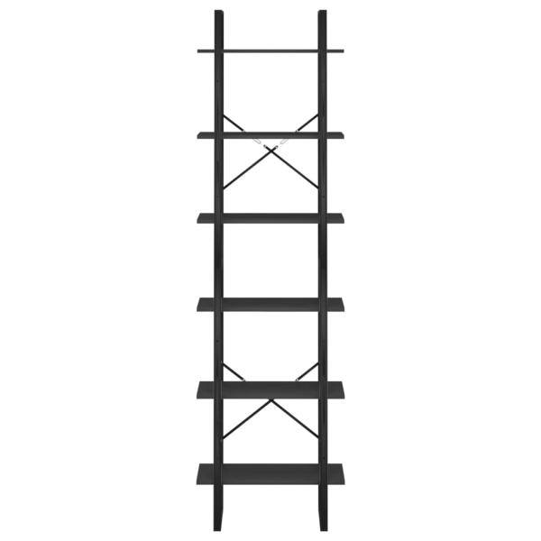 Lagerregal Schwarz 60x30x210 cm Holzwerkstoff