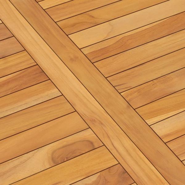 Garden Esstisch 120x70x77 cm Massiv Teakholz