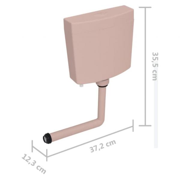 Spülkasten Wasserzulauf Unten 3/6 L Lachsrosa