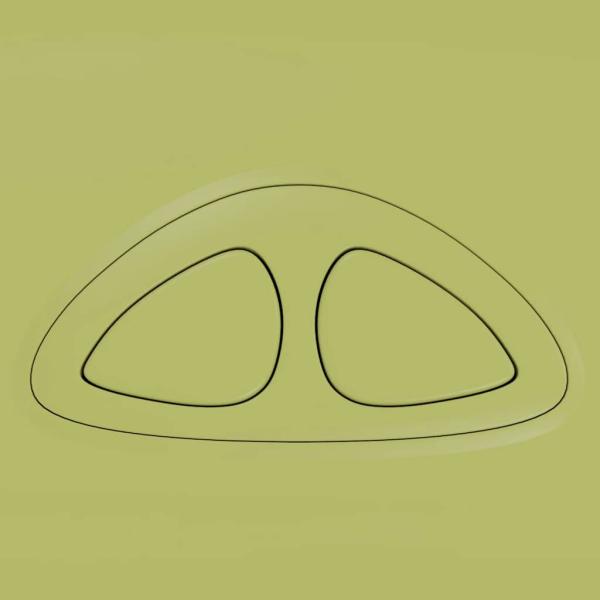 Spülkasten Wasserzulauf Unten 3/6 L Olivgrün