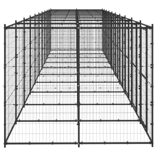 Outdoor-Hundezwinger Stahl 24,2 m²