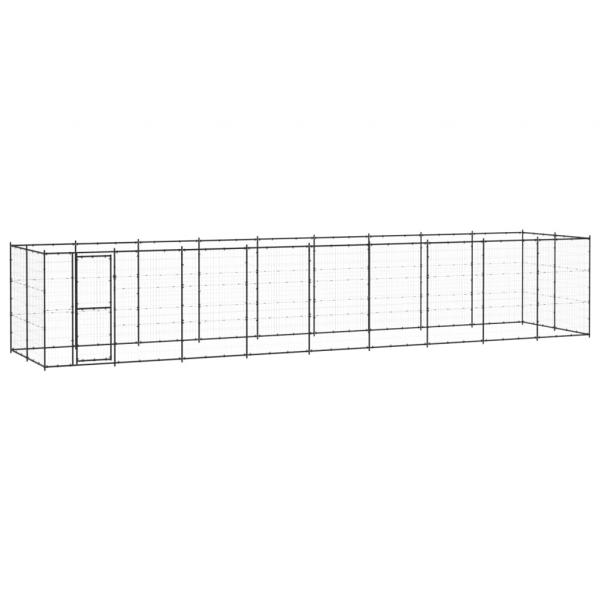 ARDEBO.de - Outdoor-Hundezwinger Stahl 21,78 m²