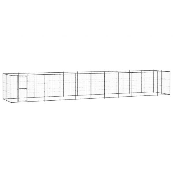 ARDEBO.de - Outdoor-Hundezwinger Stahl 26,62 m²