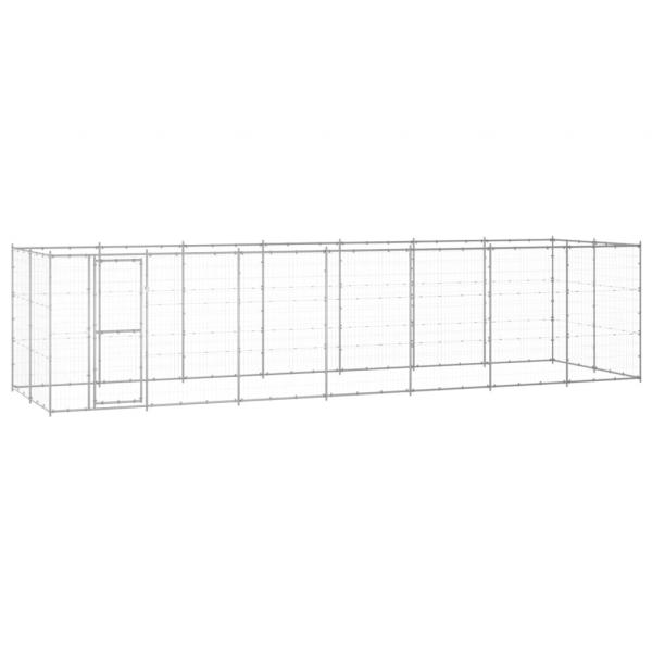 ARDEBO.de - Outdoor-Hundezwinger Verzinkter Stahl 16,94 m²