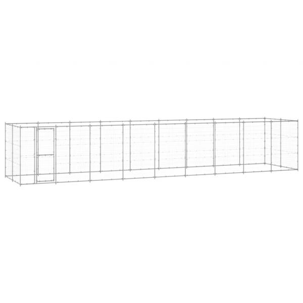 ARDEBO.de - Outdoor-Hundezwinger Verzinkter Stahl 21,78 m²