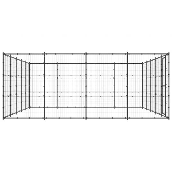 Outdoor-Hundezwinger Stahl 24,2 m²