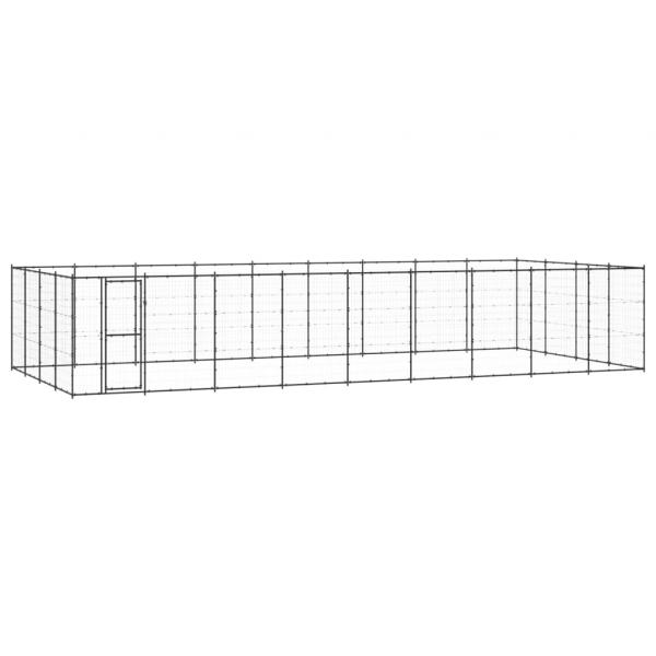 ARDEBO.de - Outdoor-Hundezwinger Stahl 43,56 m²