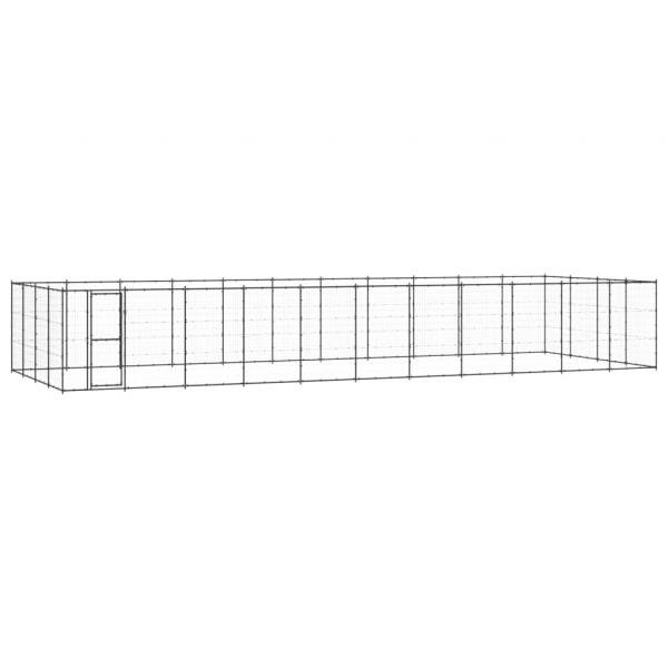 ARDEBO.de - Outdoor-Hundezwinger Stahl 53,24 m²