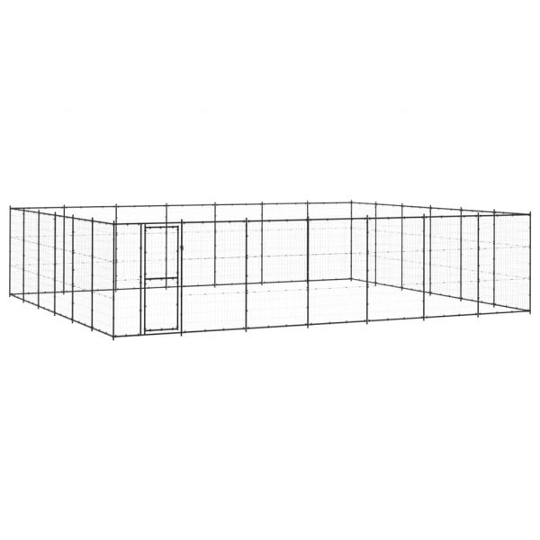 ARDEBO.de - Outdoor-Hundezwinger Stahl 50,82 m²