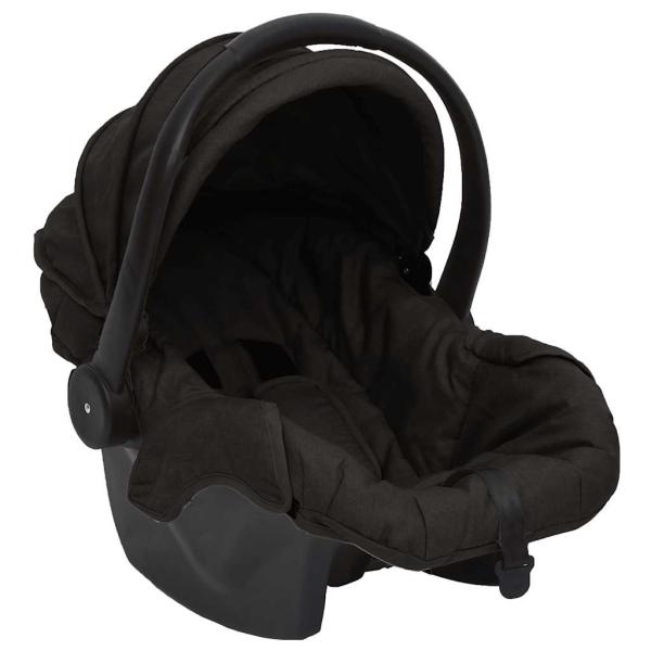 3-in-1 Kinderwagen Anthrazit Stahl 