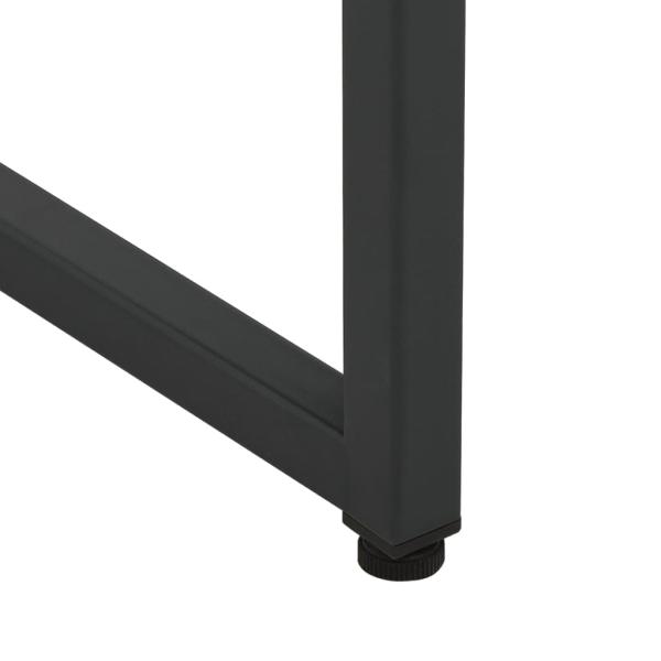 ARDEBO.de - Highboard Schwarz 80x35x100 cm Stahl