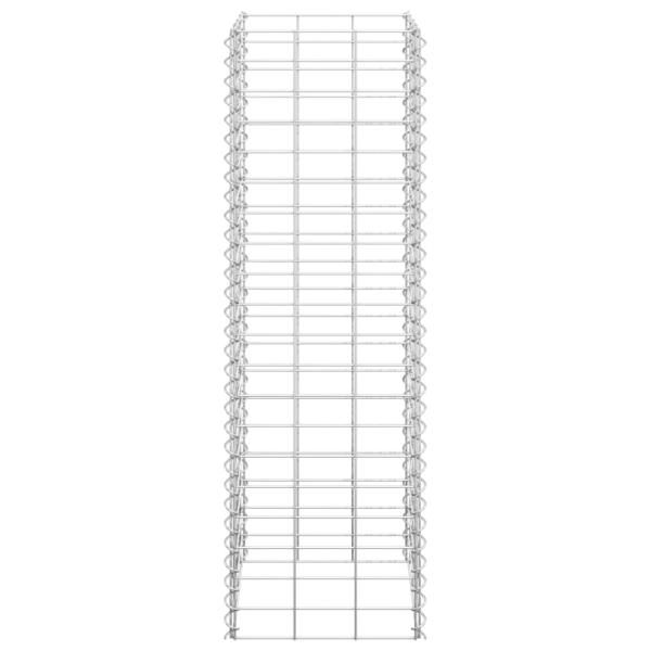 Gabionen-Hochbeete 3 Stk. 30x30x100 cm Eisen