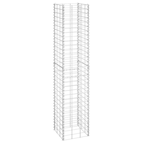 Gabionen-Hochbeete 3 Stk. 30x30x150 cm Eisen