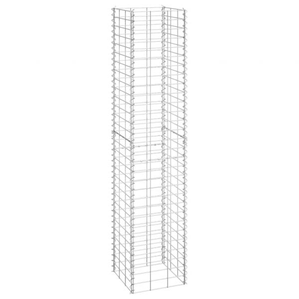 Gabionen-Hochbeete 3 Stk. 30x30x150 cm Eisen