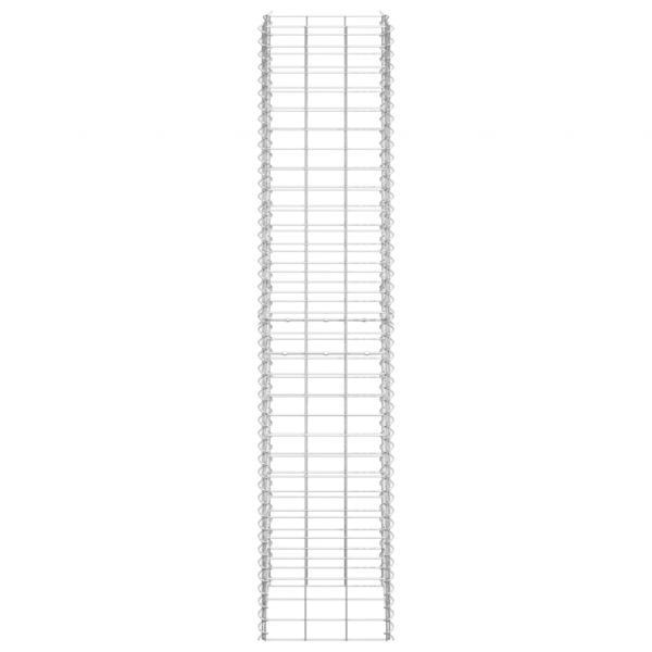Gabionen-Hochbeete 3 Stk. 30x30x150 cm Eisen
