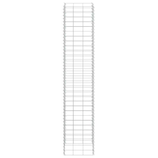 Gabionen-Hochbeete 3 Stk. 30x30x150 cm Eisen
