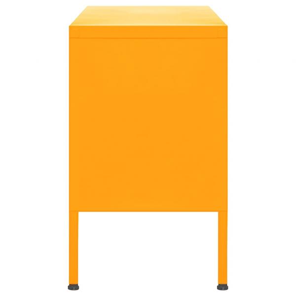 TV-Schrank Senfgelb 105x35x50 cm Stahl    