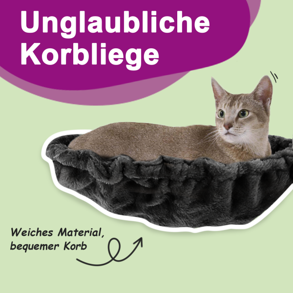 Kratzbaum mit Sisal-Kratzsäulen Dunkelgrau 110 cm