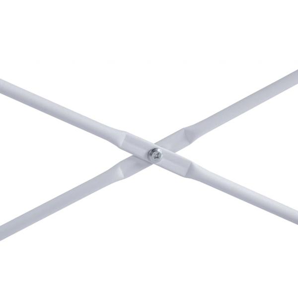 Computertisch Weiß und Eiche-Optik 110x60x70 cm Holzwerkstoff