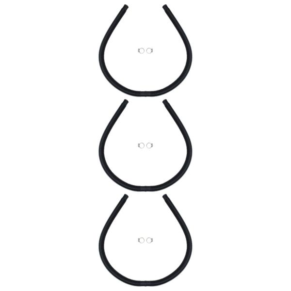 Gebogene Solar-Heizpaneele für Pool 3 Stk. 110x65 cm