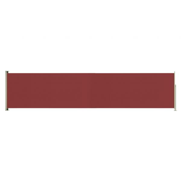 Seitenmarkise Ausziehbar 140x600 cm Rot