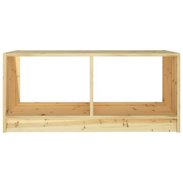 ARDEBO.de - Couchtisch 75x50x33,5 cm Massivholz Tanne