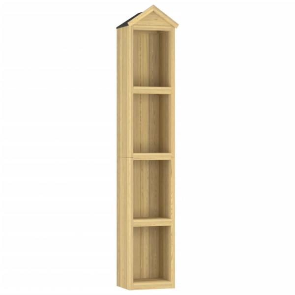 Geräteschuppen 40x33x222 cm Kiefernholz Imprägniert 