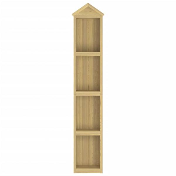 Geräteschuppen 40x33x222 cm Kiefernholz Imprägniert 