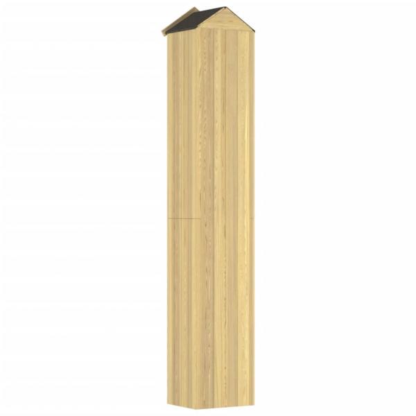 Geräteschuppen 40x33x222 cm Kiefernholz Imprägniert 