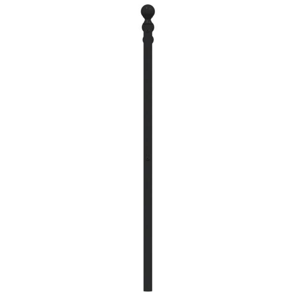 Kopfteil Metall Schwarz 100 cm