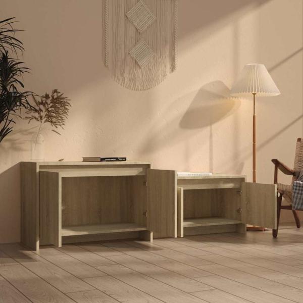 TV-Schrank Sonoma-Eiche 146,5x35x50 cm Holzwerkstoff
