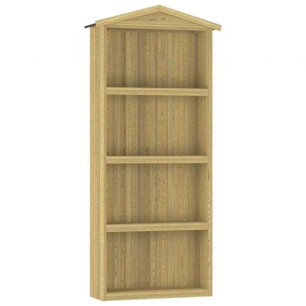 Geräteschuppen 87x33x222 cm Kiefernholz Imprägniert