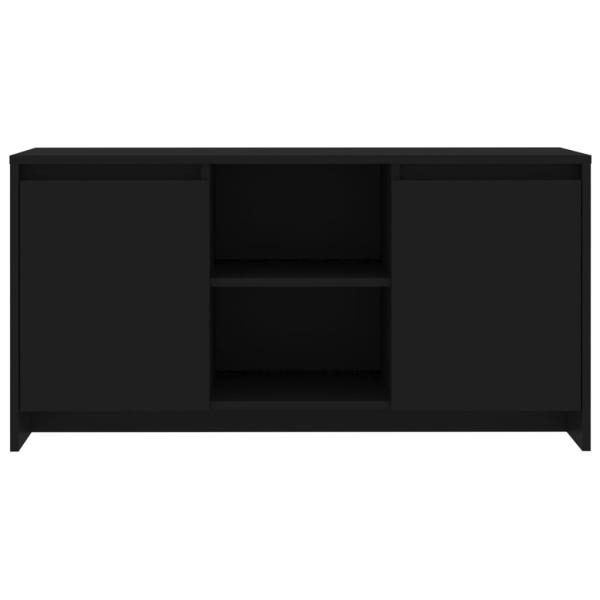 TV-Schrank Schwarz 102x37,5x52,5 cm Holzwerkstoff