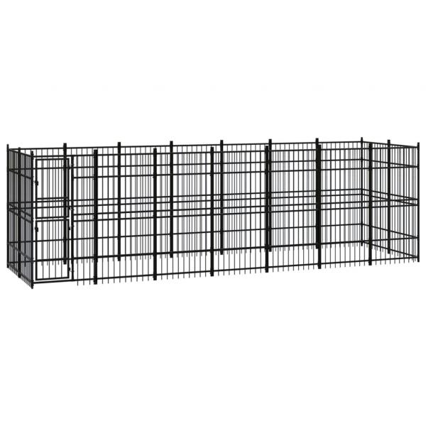 ARDEBO.de - Outdoor-Hundezwinger Stahl 12,9 m²