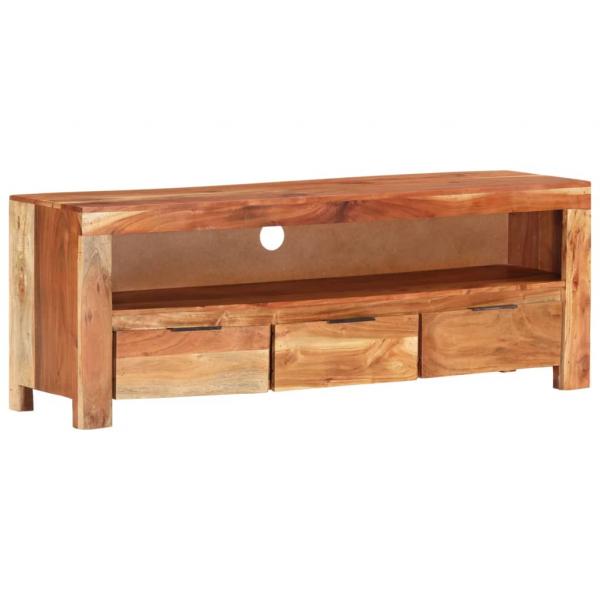 ARDEBO.de - TV-Schrank 110x30x40 cm Massivholz Akazie 