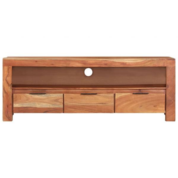 TV-Schrank 110x30x40 cm Massivholz Akazie 