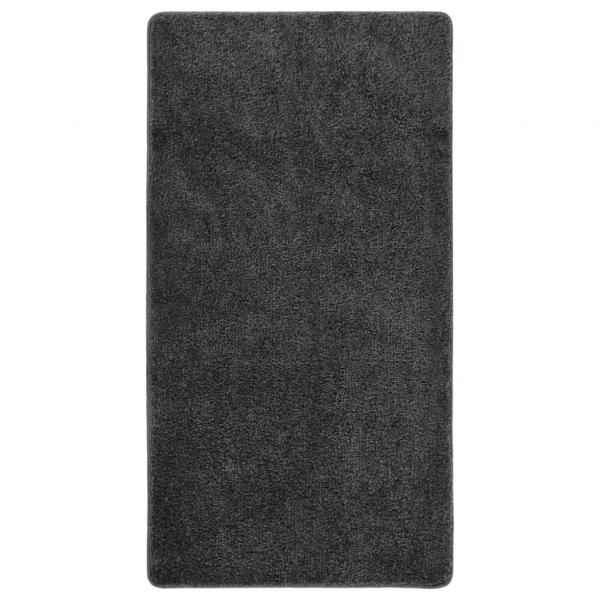 ARDEBO.de - Shaggy-Teppich Dunkelgrau 80x150 cm Rutschfest
