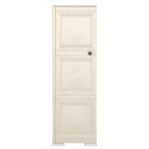 Kunststoffschrank 40x43x125 cm Holzdesign Vanilleeis