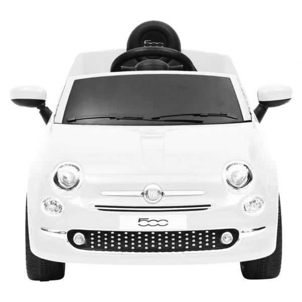 Kinder-Elektroauto Fiat 500 Weiß