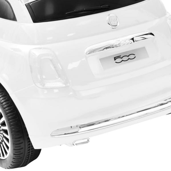 Kinder-Elektroauto Fiat 500 Weiß