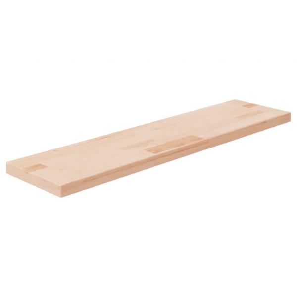 ARDEBO.de - Regalboden 80x20x2,5 cm Unbehandeltes Massivholz Eiche