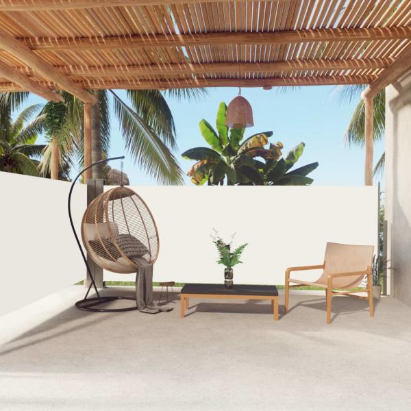 ARDEBO.de - Seitenmarkise Ausziehbar Creme 140x600 cm