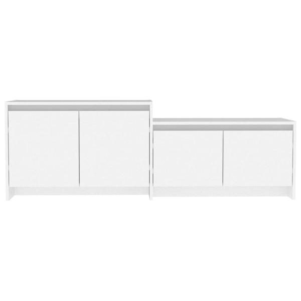 TV-Schrank Weiß 146,5x35x50 cm Holzwerkstoff