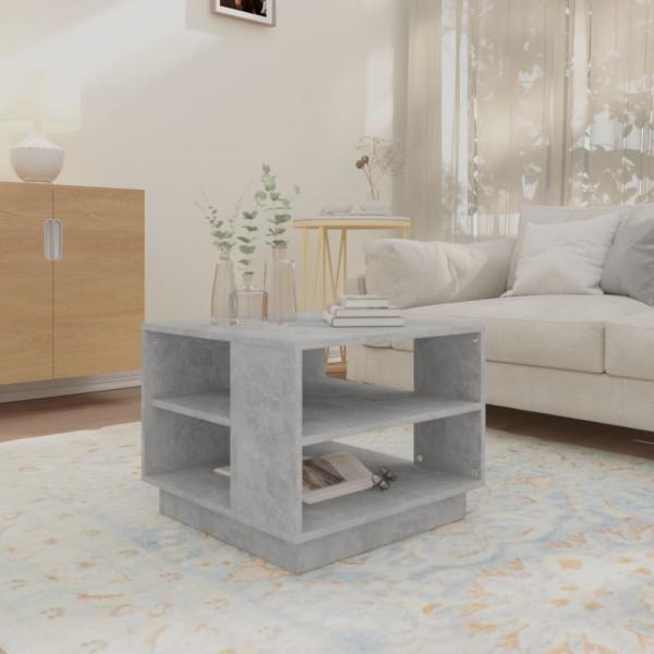 Couchtisch Betongrau 55x55x43 cm Holzwerkstoff