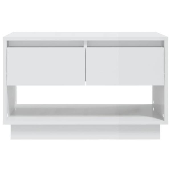TV-Schrank Hochglanz-Weiß 70x41x44 cm Holzwerkstoff