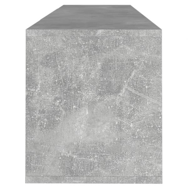 TV-Schrank Betongrau 120x30x40,5 cm Holzwerkstoff