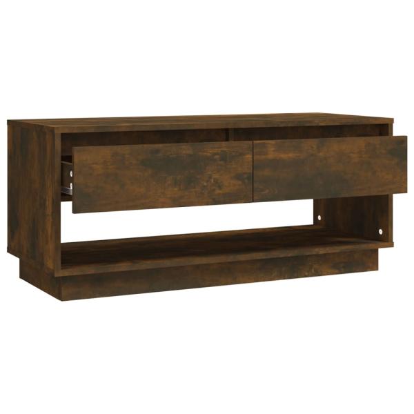 ARDEBO.de - TV-Schrank Räuchereiche 102x41x44 cm Holzwerkstoff