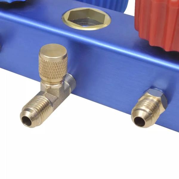 Vakuumpumpe 50 L/min 2-Wege-Verteiler-Manometer Klimaanlagen