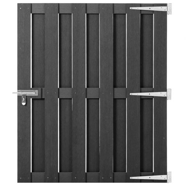 ARDEBO.de - Gartentor WPC 100x112 cm Grau