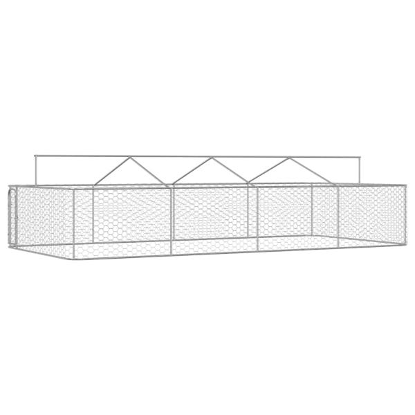 Outdoor-Hundezwinger mit Dach 600x300x150 cm